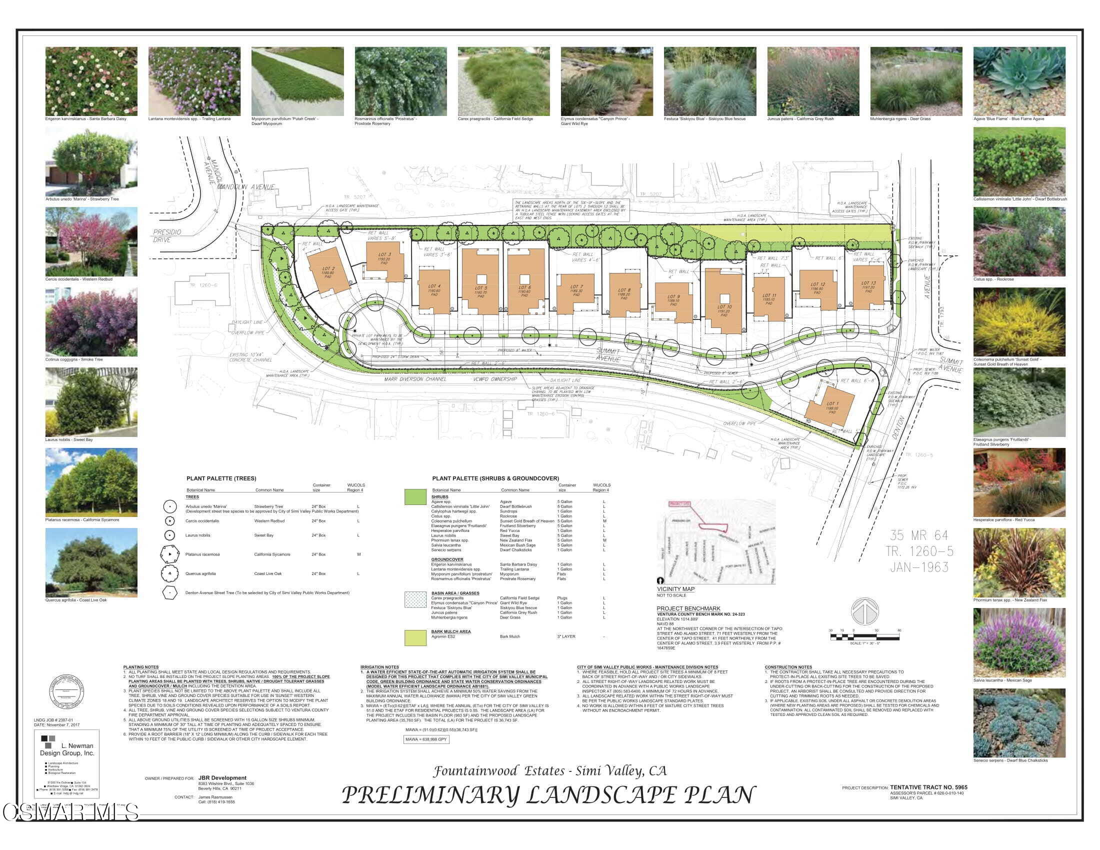 4659 Summit Avenue Simi Valley, CA 93063 - Photo 26 of 28 Fountainwood Street Landscape Plans