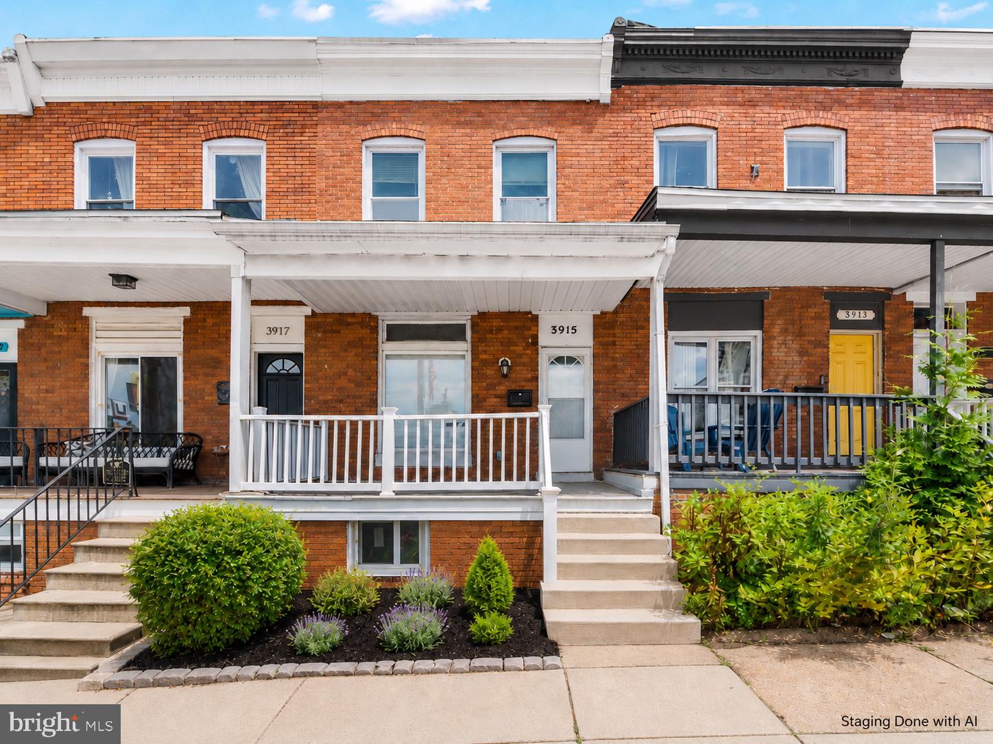 3915 Falls Road Baltimore, MD 21211 - Photo 1 of 23 Charming brick facade with inviting porch.
