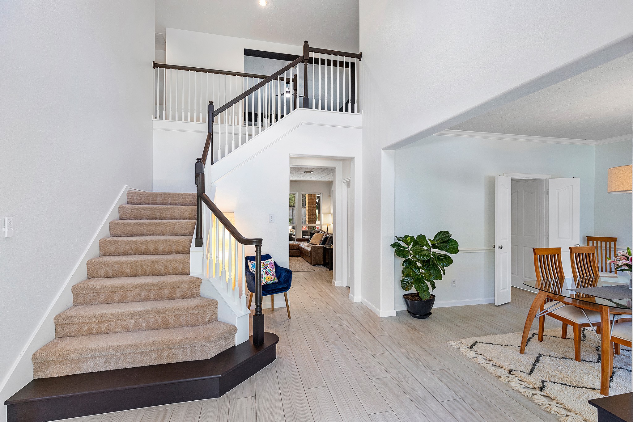 30 South Dulcet Hollow Circle Spring, TX 77382 - Photo 12 of 36 a view of entryway and hall with wooden floor