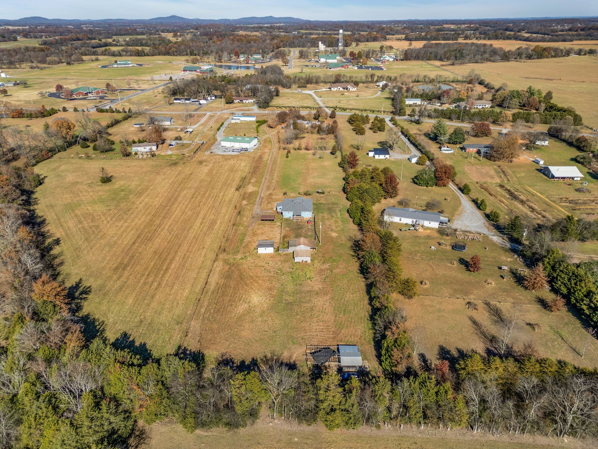 2190 Unionville Deason Road Bell Buckle, TN 37020 - Photo 33 of 33 an aerial view of residential houses with outdoor space