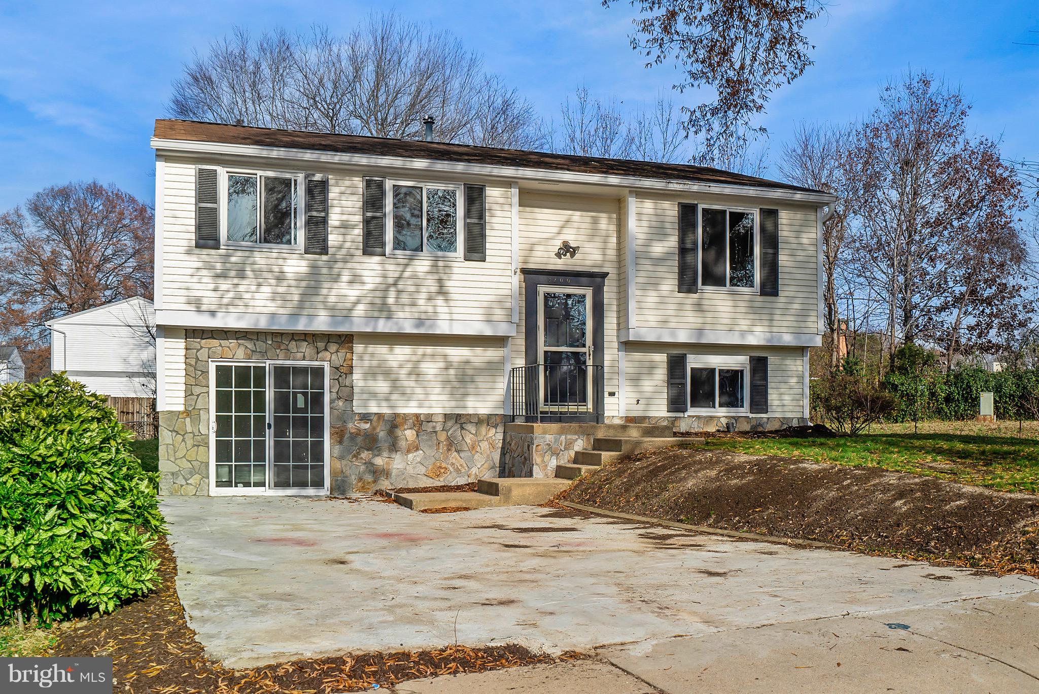 Large Concrete Driveway
