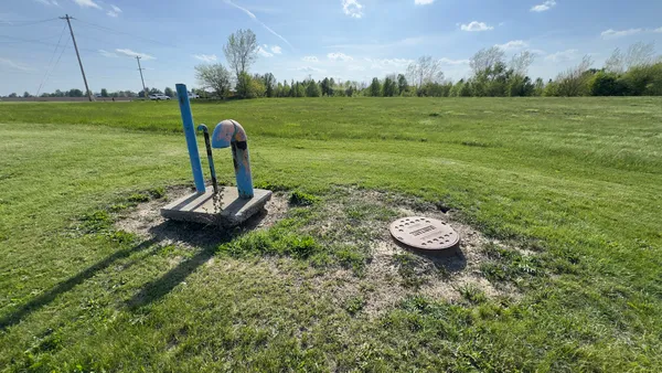 a view of a green field