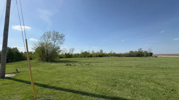 a view of a grassy field