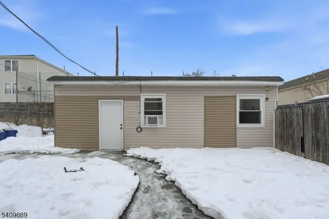 a backyard of a house