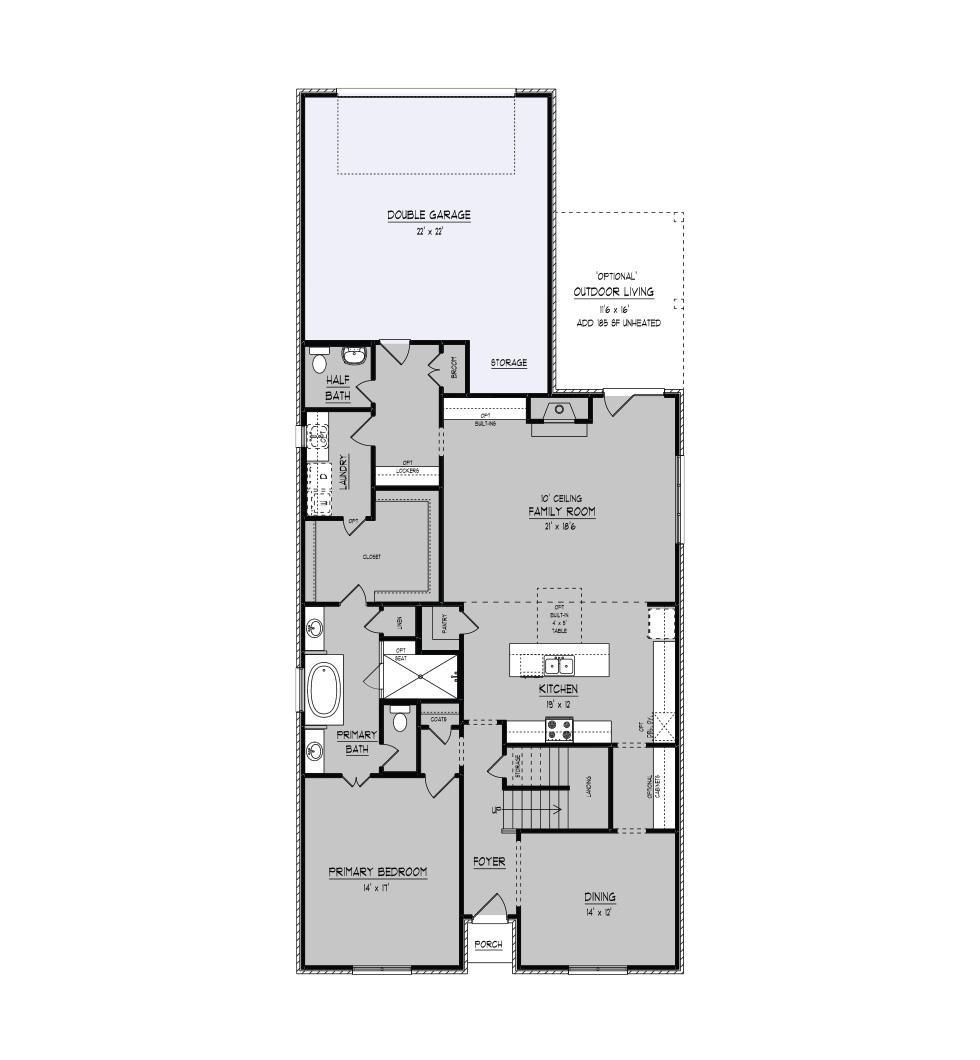 12125 Providence Center Loop Arlington, TN 38002 - Photo 4 of 5 a picture of a floor plan
