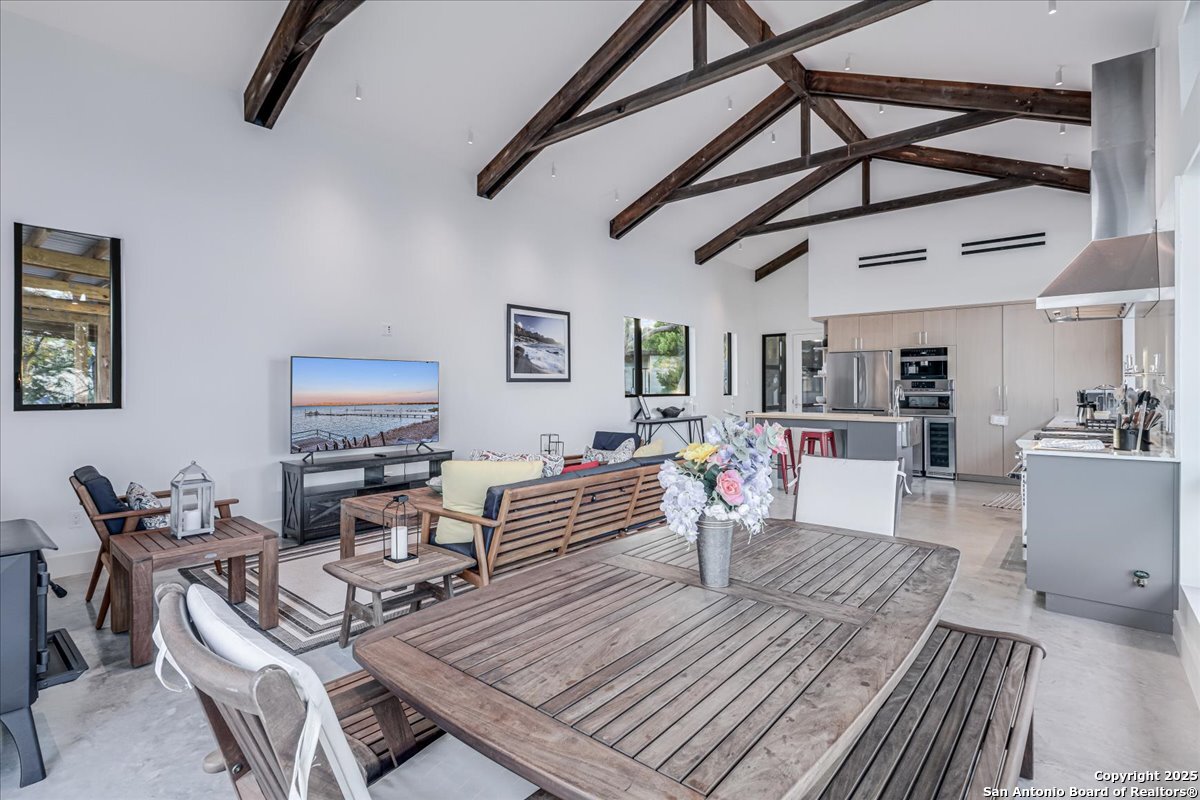 6031 Loop 1781 Rockport, TX 78382 - Photo 9 of 42 a living room with furniture and a wooden floor
