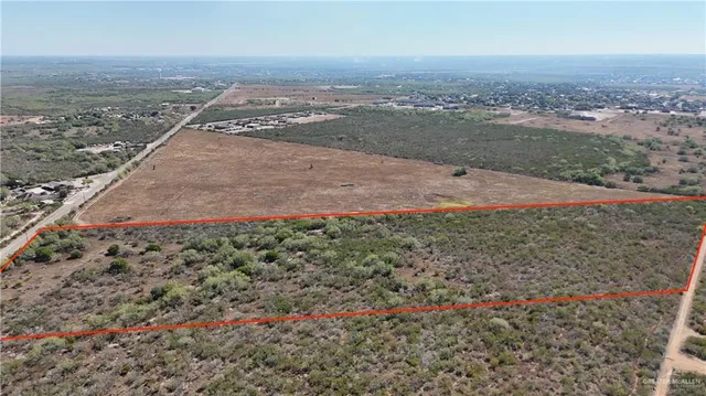 an aerial view of a houses