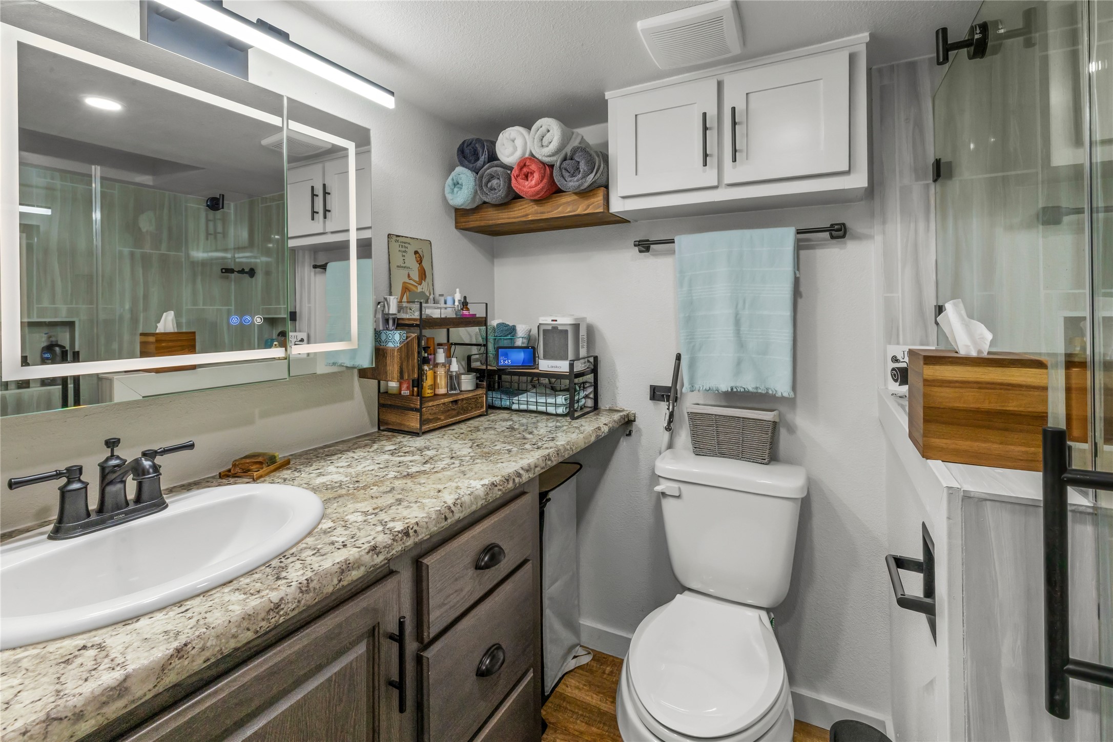 8200 Ranch Road 12 San Marcos, TX 78666 - Photo 19 of 40 Functional vanity with ample counter space and well-appointed storage.