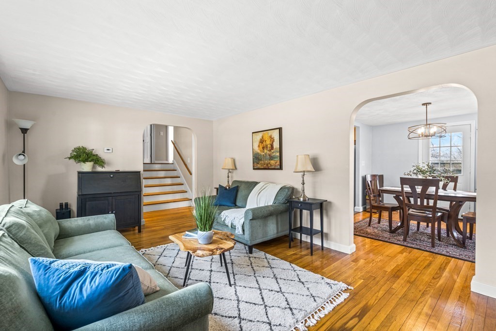 352 West Street Reading, MA 01867 - Photo 11 of 37 a living room with furniture and wooden floor