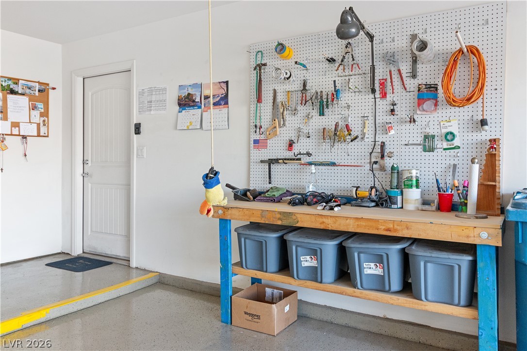 2269 Chandler Ranch Place Laughlin, NV 89029 - Photo 43 of 96 Garage featuring a workshop area