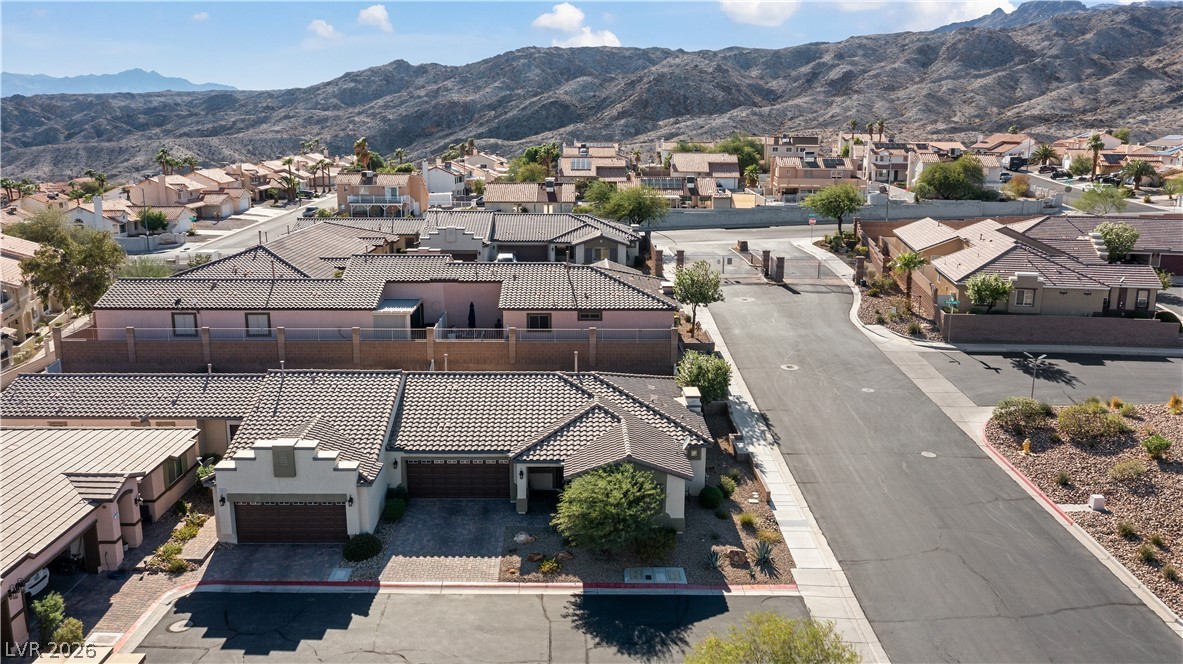2269 Chandler Ranch Place Laughlin, NV 89029 - Photo 72 of 96 Aerial view of residential area featuring a mountainous background