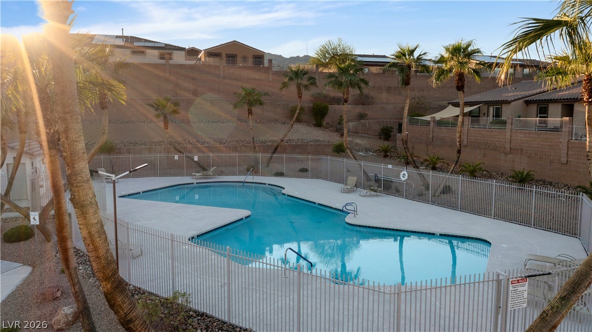 2269 Chandler Ranch Place Laughlin, NV 89029 - Photo 82 of 96 Community pool featuring a patio area