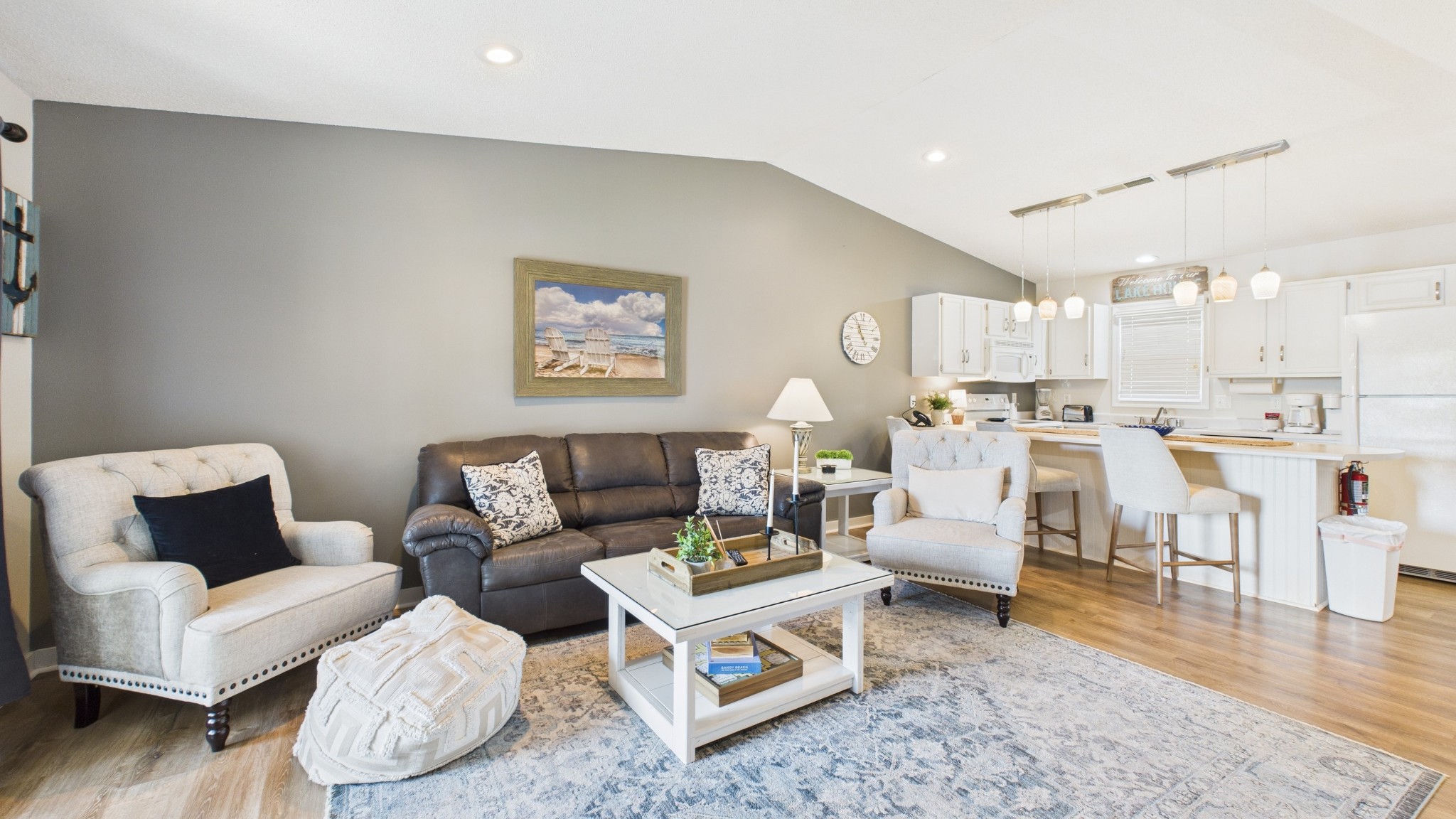 103 Harbor View Drive Grand Rivers, KY 42045 - Photo 30 of 38 a living room with lots of furniture and view of kitchen