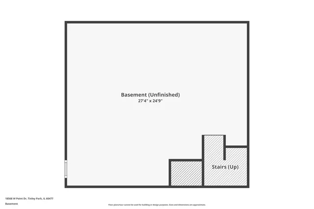 a picture of a room with a white wall and a picture