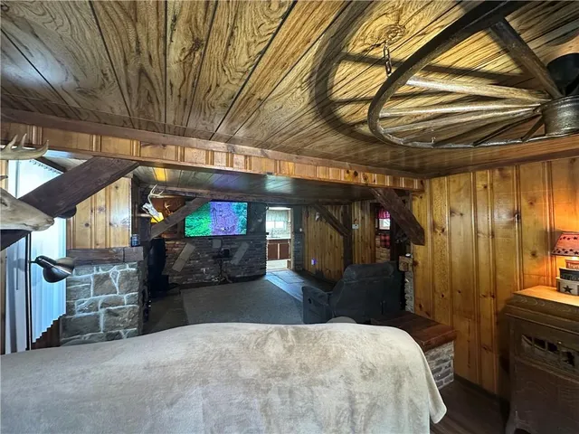 a view of under construction room and staircase