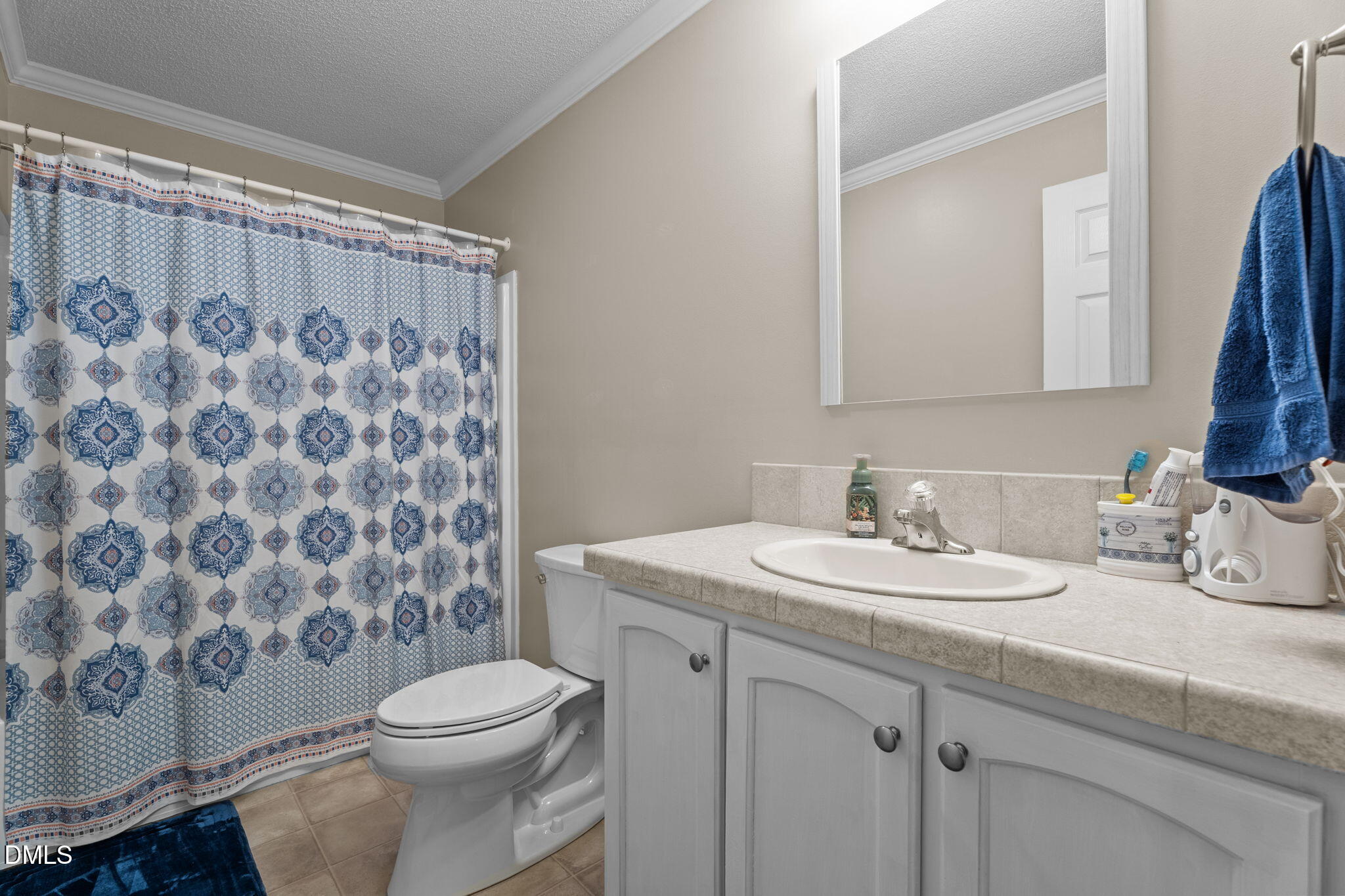 2450 Frazier Road Middlesex, NC 27557 - Photo 35 of 50 a bathroom with a granite countertop sink a toilet and a mirror