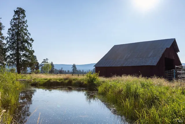 a aerial view of a house