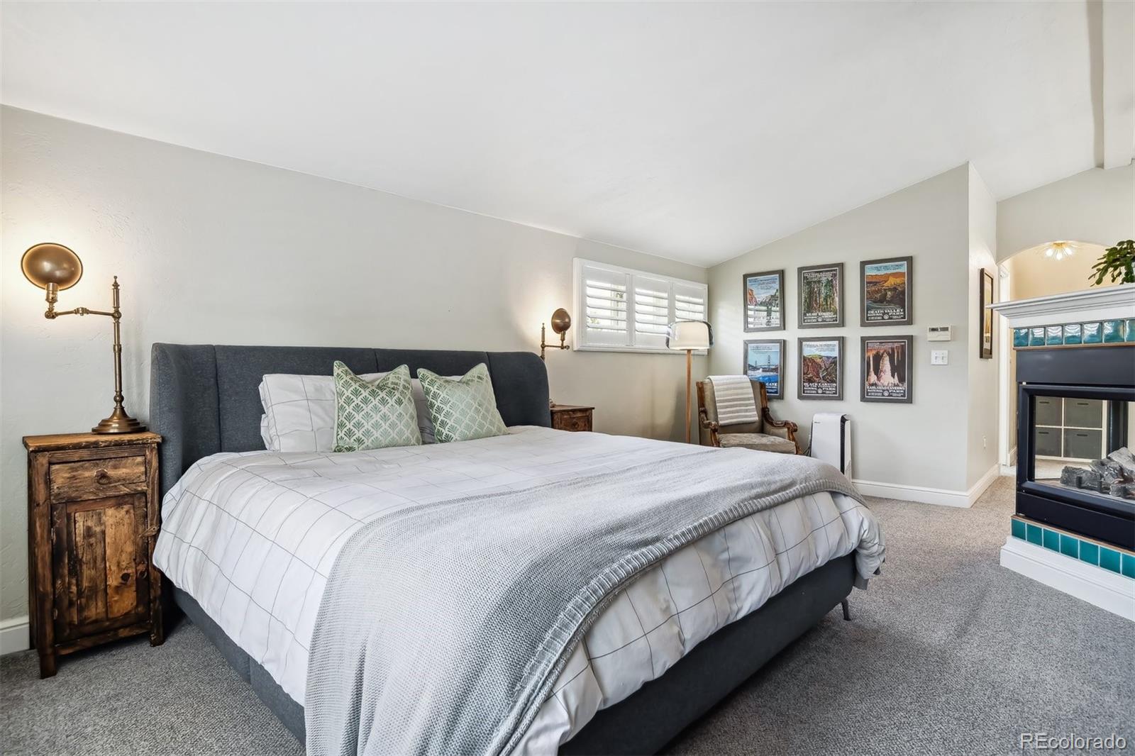 1377 Cherry Street Denver, CO 80220 - Photo 29 of 50 a bedroom with a large bed and a window