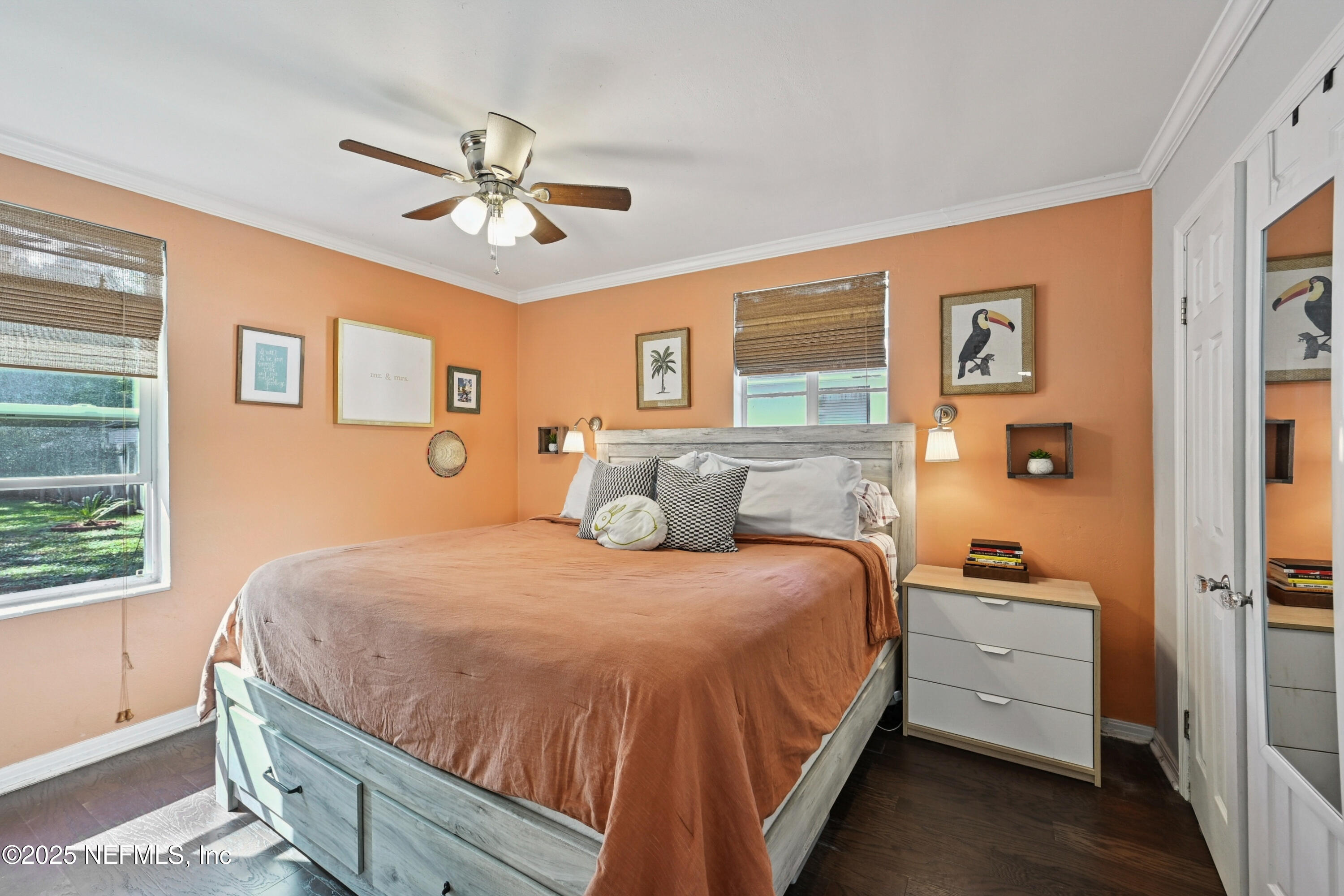 1316 Rensselaer Avenue Jacksonville, FL 32205 - Photo 23 of 46 a bedroom with a bed and a window