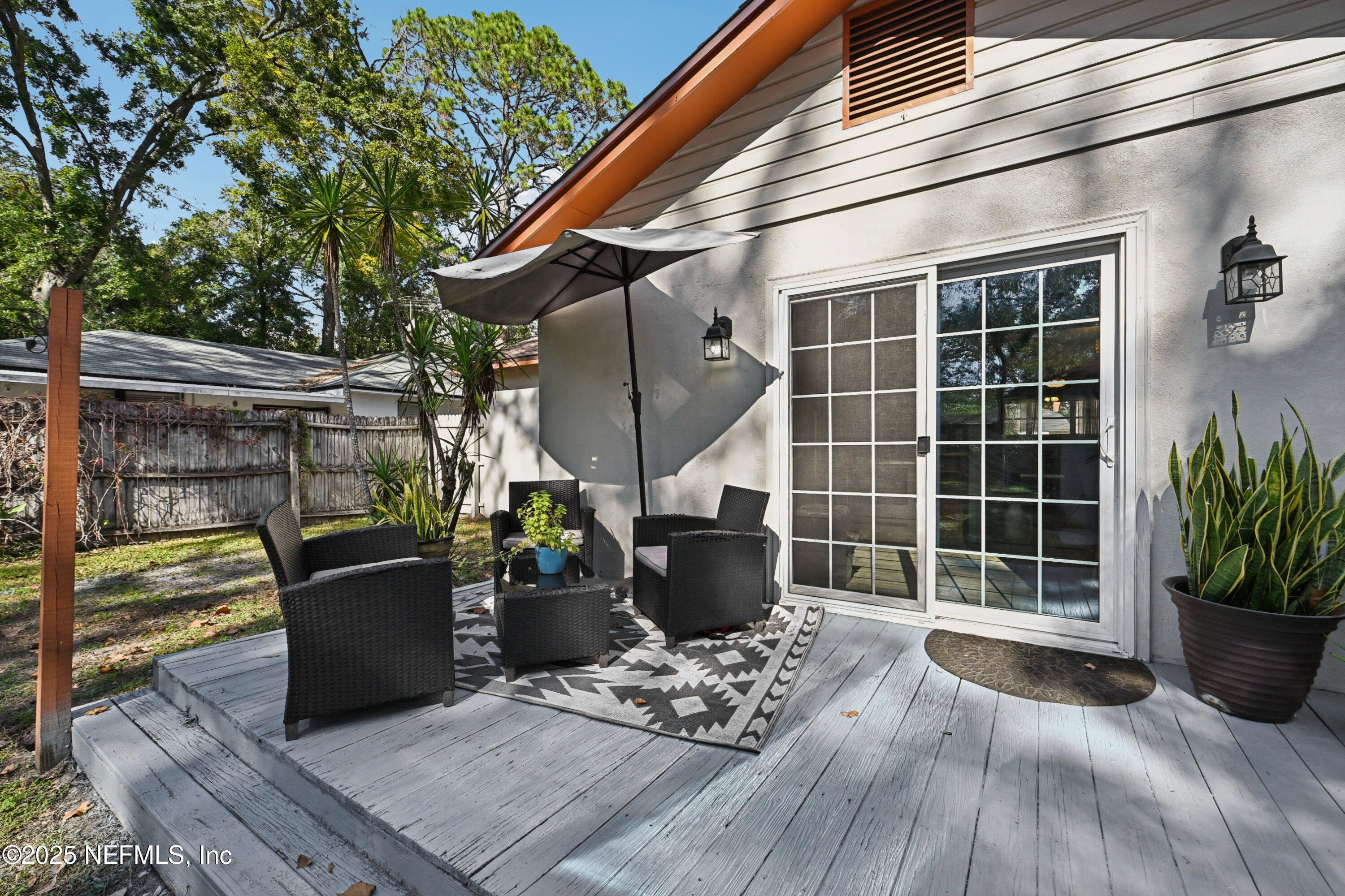 1316 Rensselaer Avenue Jacksonville, FL 32205 - Photo 35 of 46 a view of a deck with wooden floor and outdoor space