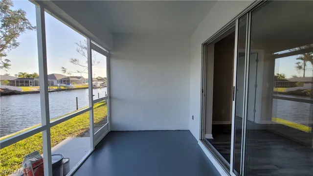 a view of a lake with houses