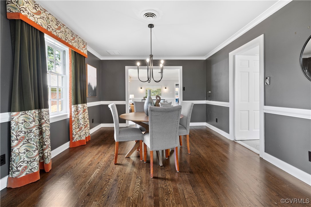 6161 River Road Richmond, VA 23226 - Photo 7 of 38 a view of a dining room with furniture window and wooden floor