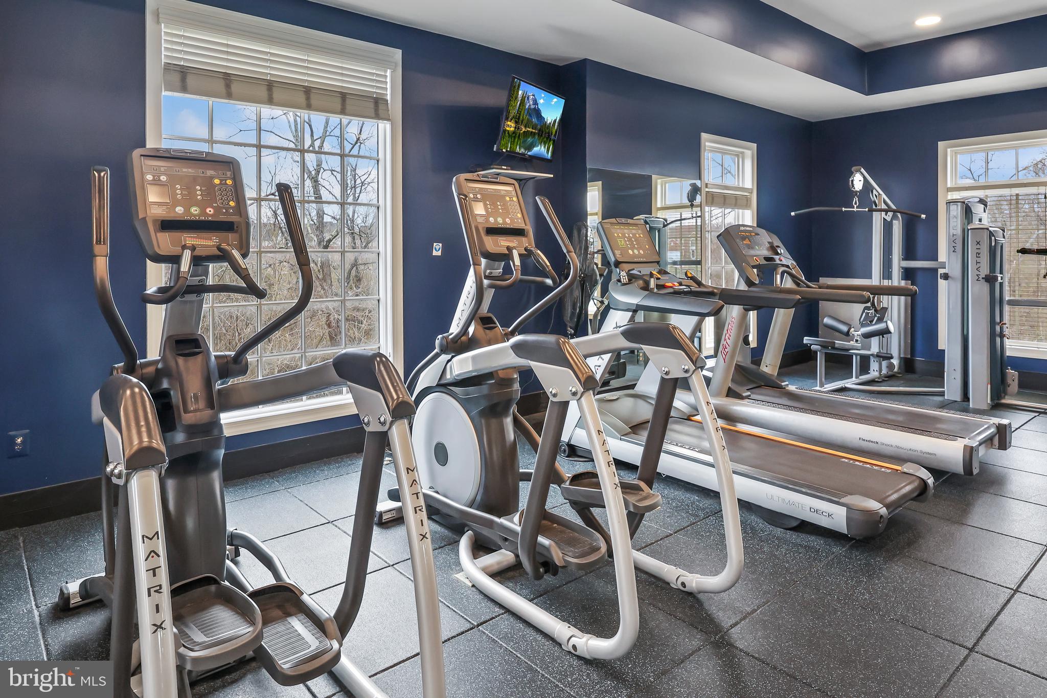 41742 Experience Way Aldie, VA 20105 - Photo 64 of 78 a livingroom with furniture gym equipment and windows