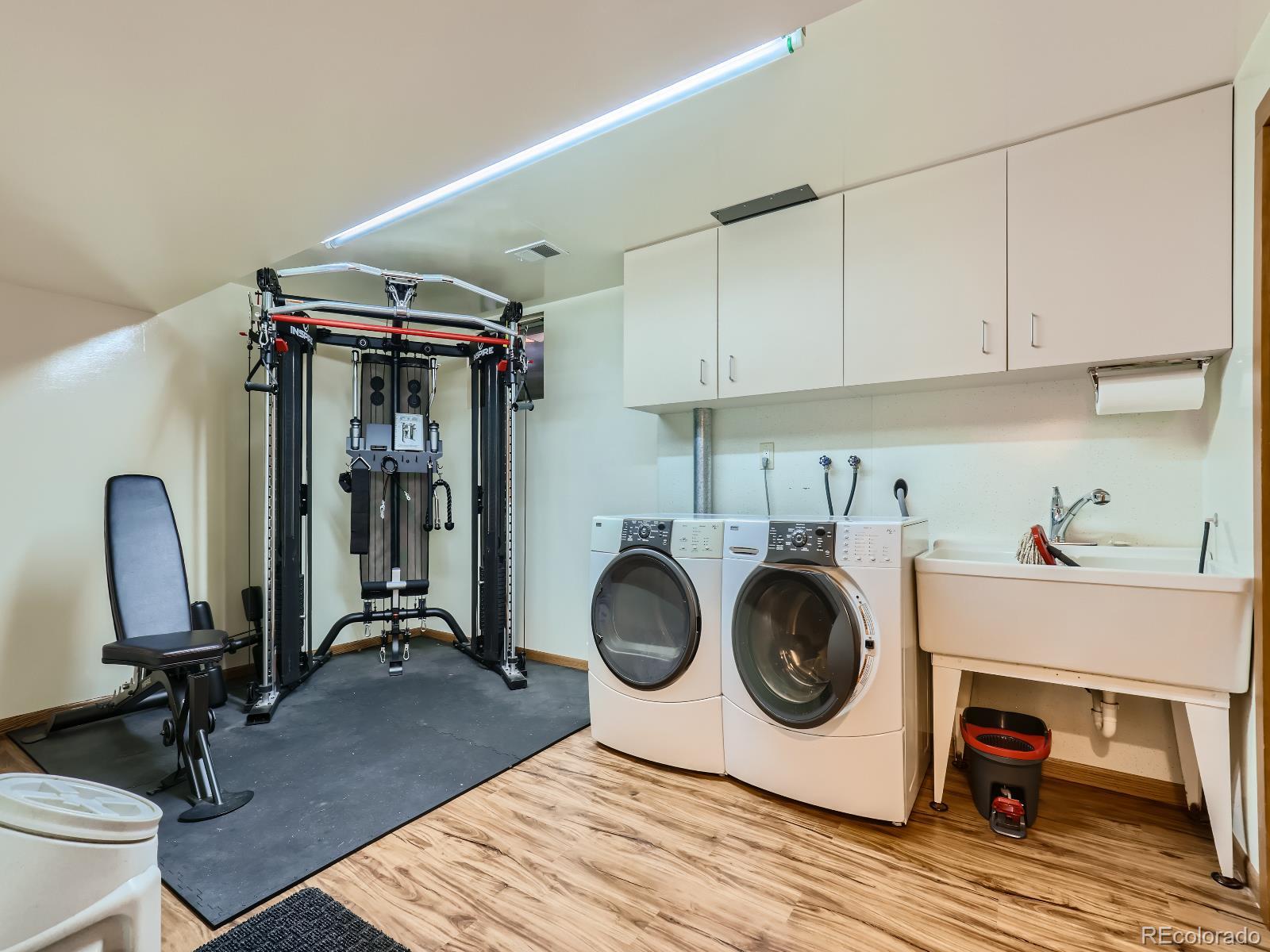 24697 Red Cloud Drive Conifer, CO 80433 - Photo 25 of 28 a view of a kitchen with fridge and rack
