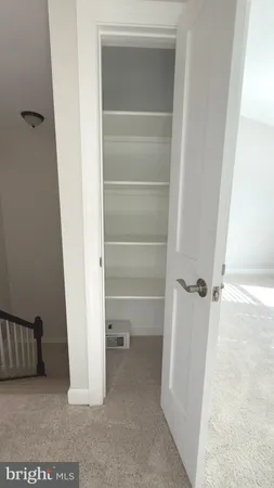 a view of closet area