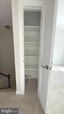 a view of closet area