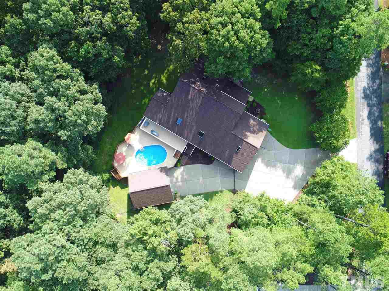 1032 Ridge Drive Clayton, NC 27520 - Photo 2 of 25 an aerial view of a house with a garden