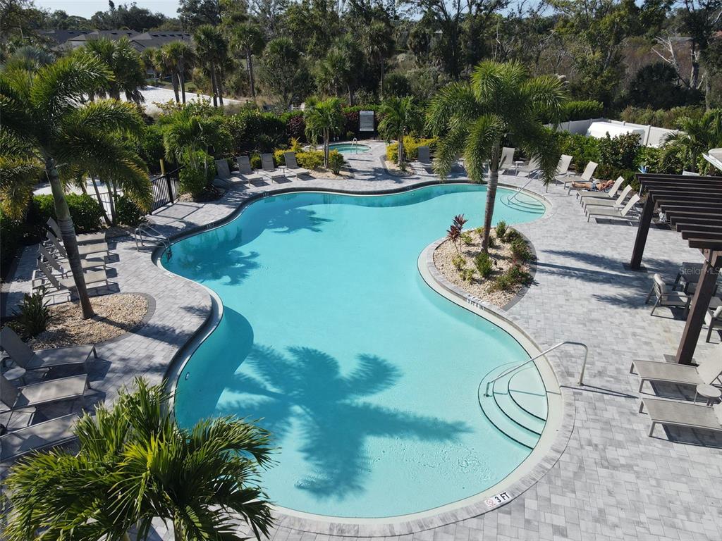 5679 Blue Reef Place Nokomis, FL 34275 - Photo 43 of 46 a view of a swimming pool with sitting area