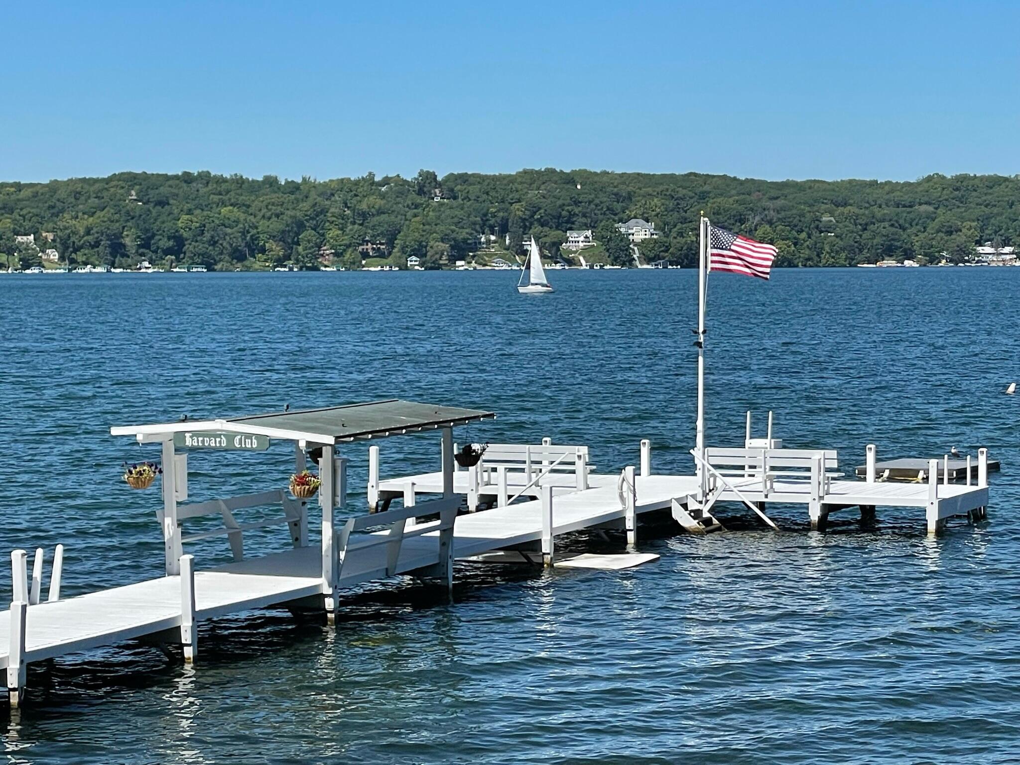 776 South Lake Shore Drive, Unit R Fontana, WI 53125 - Photo 39 of 42 Harvard Club Swim Pier