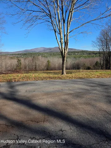 a view of a yard next to a yard