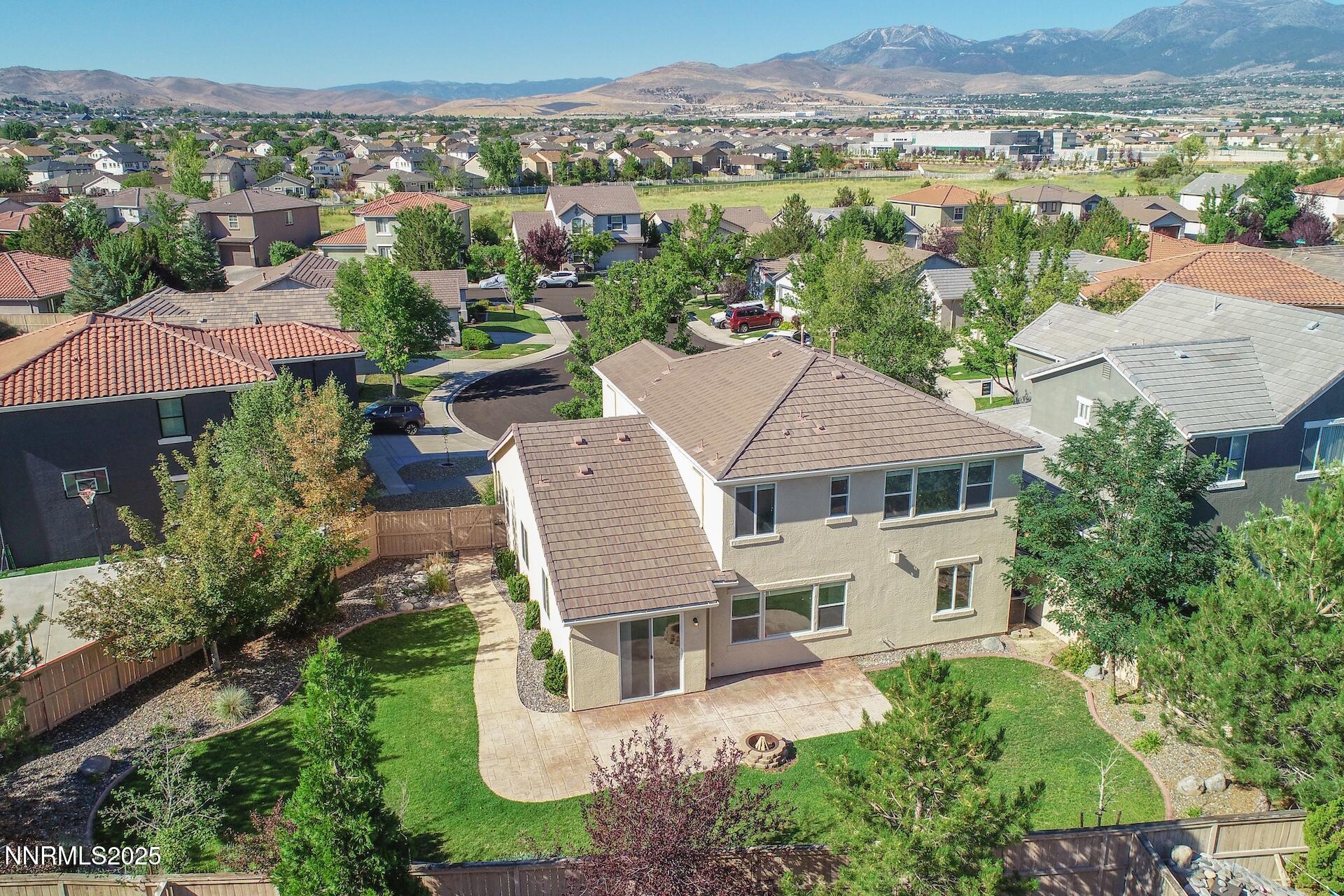 10630 Birch Point Court Reno, NV 89521 - Photo 39 of 42 an aerial view of a house with garden space and outdoor space