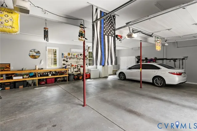 a view of car garage