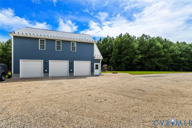 a house with trees in the background