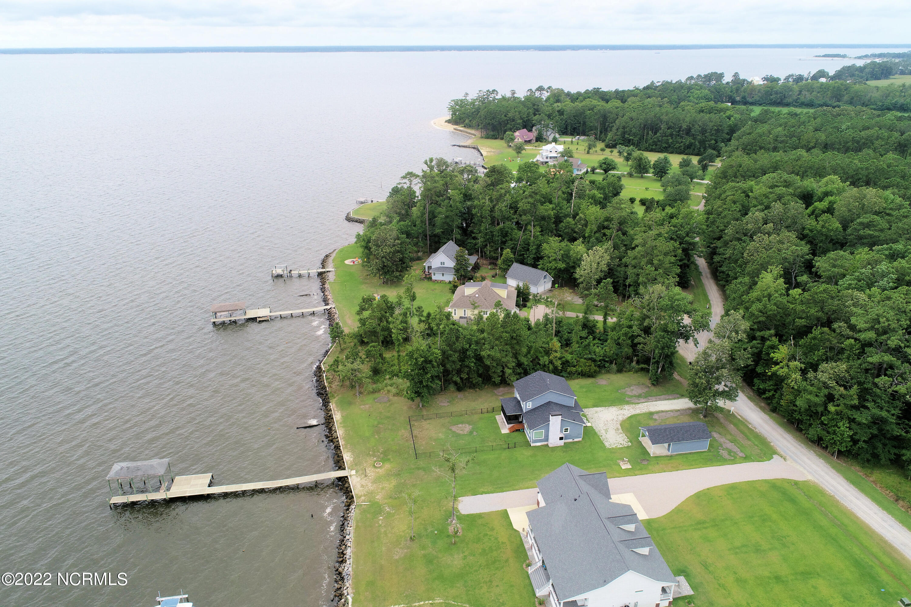 1099 Hardison Lee Farm Road Arapahoe, NC 28510 - Photo 4 of 17 Veiw Up Neuse River towards South West