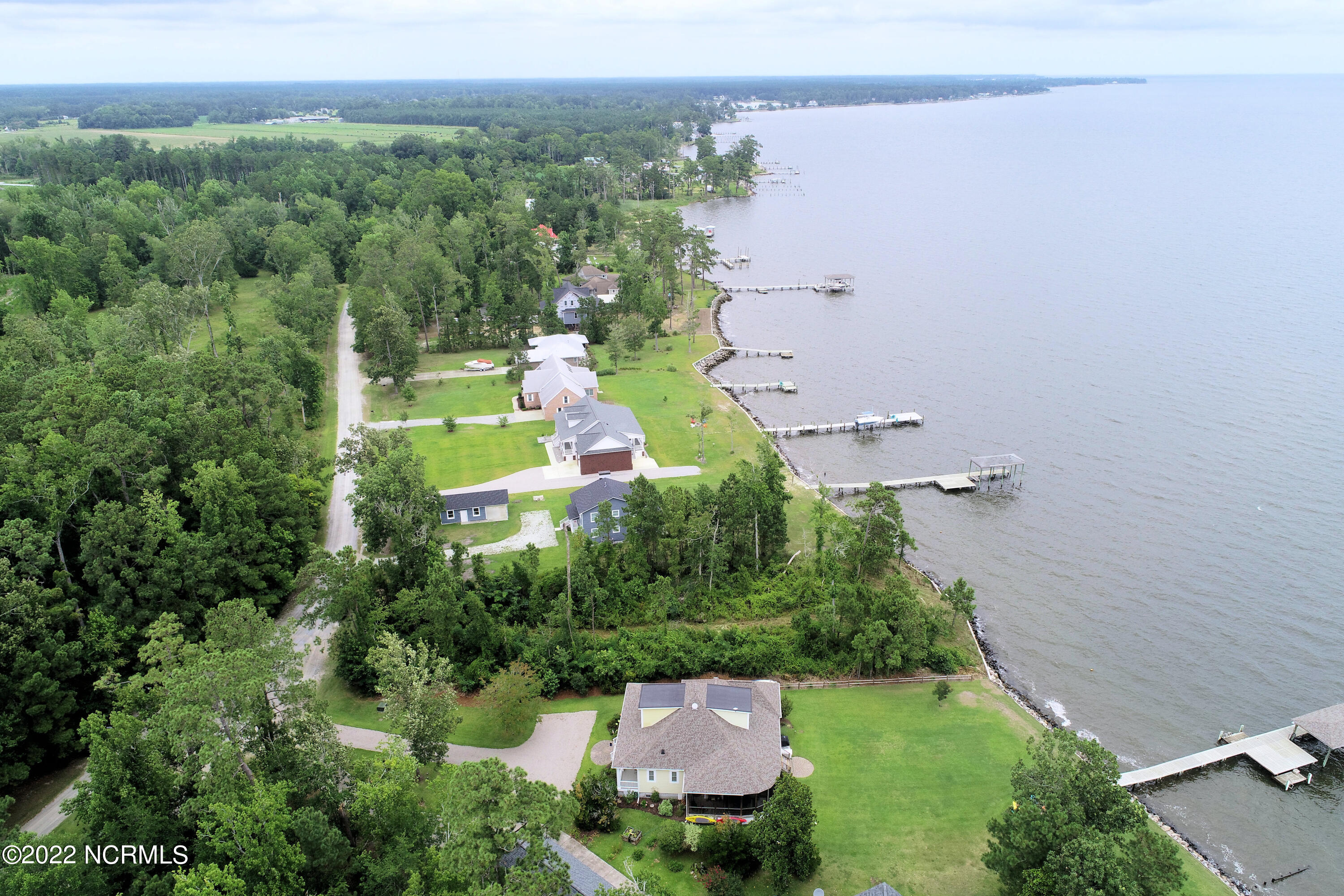 1099 Hardison Lee Farm Road Arapahoe, NC 28510 - Photo 5 of 17 Veiw of Neighboring Homes Looking East