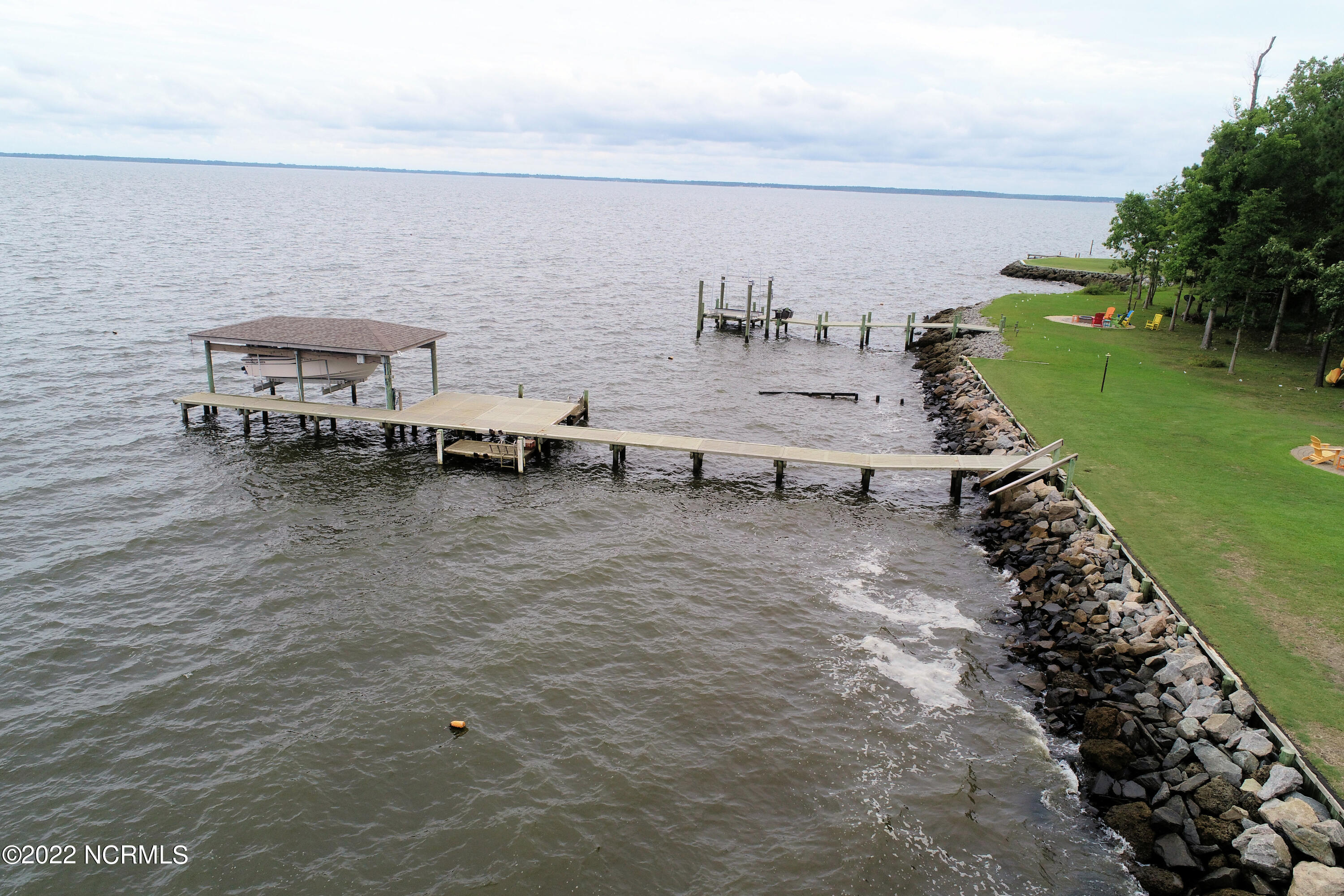 1099 Hardison Lee Farm Road Arapahoe, NC 28510 - Photo 8 of 17 View SW (Right) from Lot