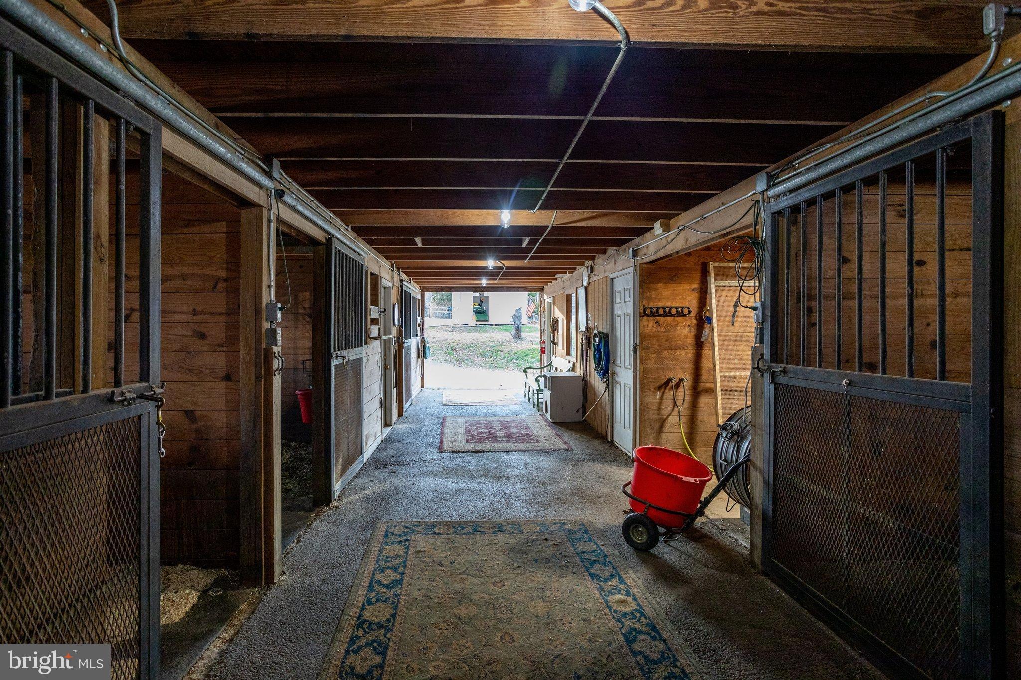 17207 Hunter Green Road Upperco, MD 21155 - Photo 41 of 56 Center aisle of the barn