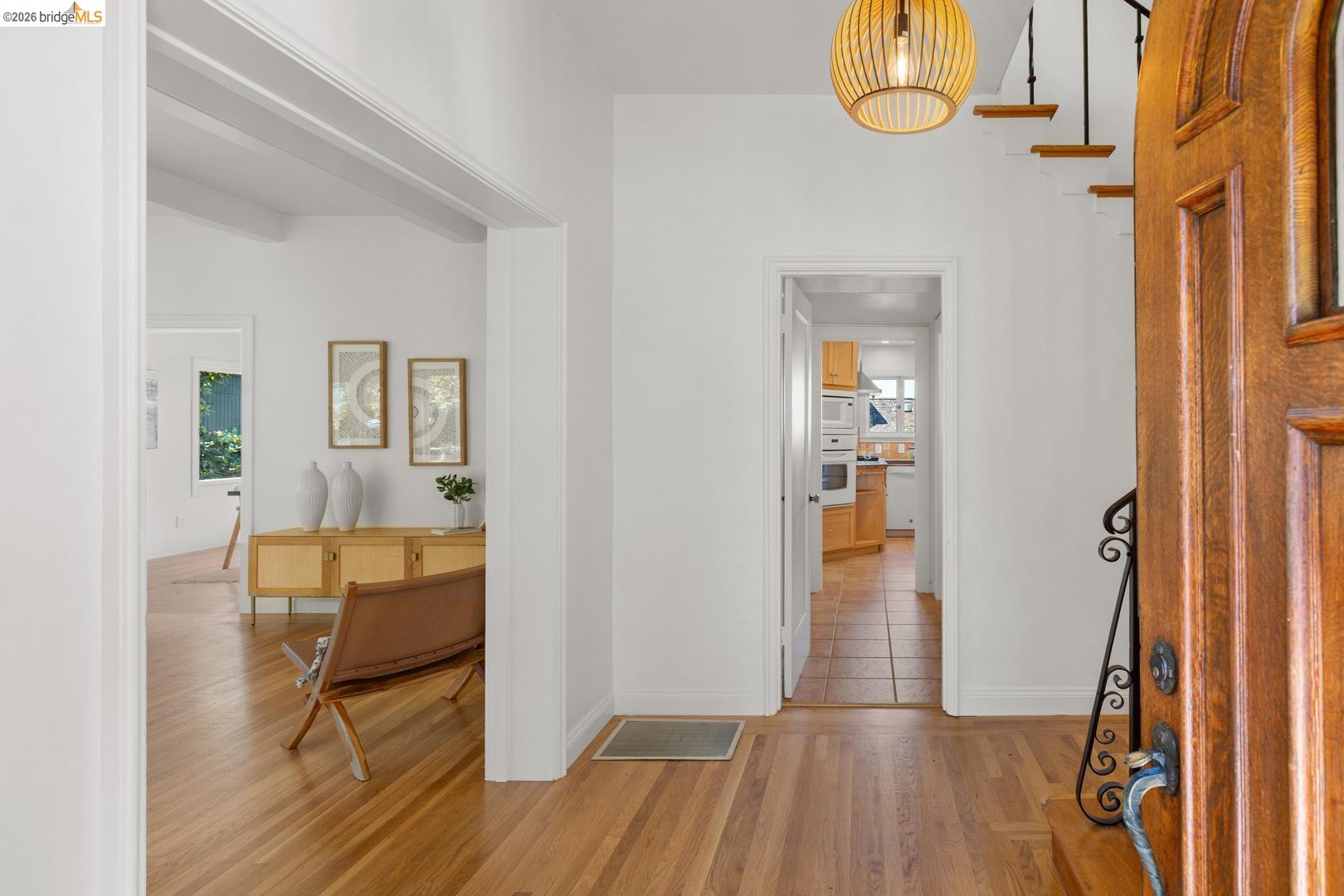 758 Spruce Street Berkeley, CA 94707 - Photo 13 of 60 Hall with light wood-style flooring and baseboards