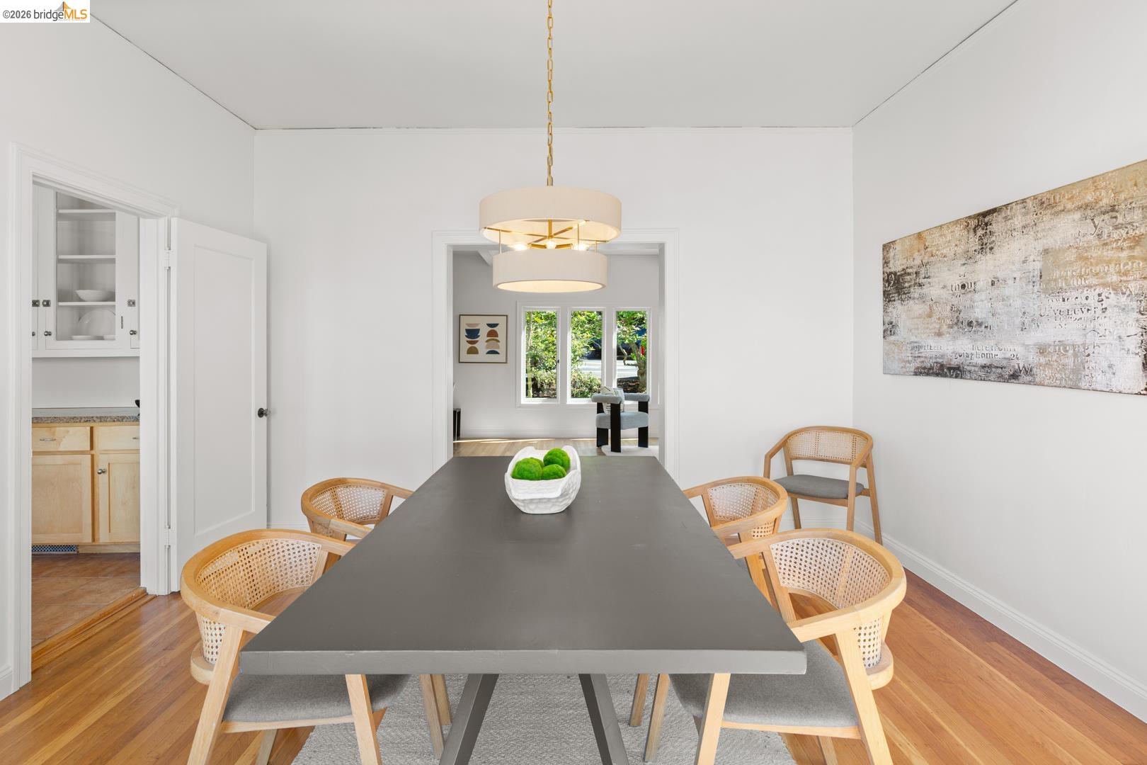 758 Spruce Street Berkeley, CA 94707 - Photo 16 of 60 Dining area with light wood-style flooring and baseboards