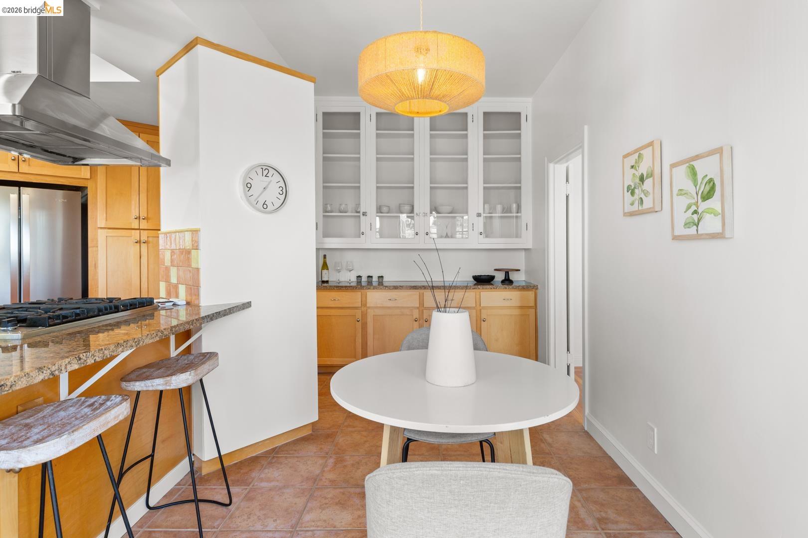 758 Spruce Street Berkeley, CA 94707 - Photo 18 of 60 Dining space featuring light tile patterned floors