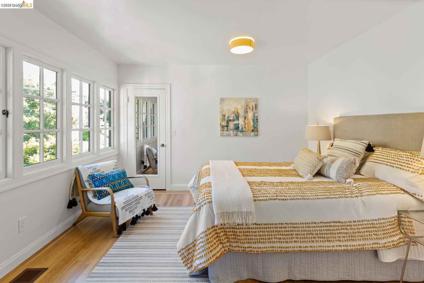 758 Spruce Street Berkeley, CA 94707 - Photo 26 of 60 Bedroom with light wood finished floors and baseboards