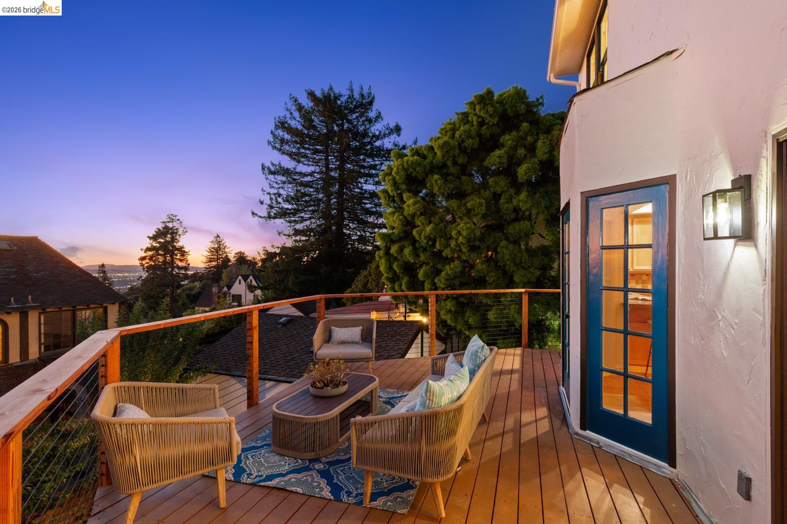 758 Spruce Street Berkeley, CA 94707 - Photo 41 of 60 Wooden deck featuring outdoor lounge area