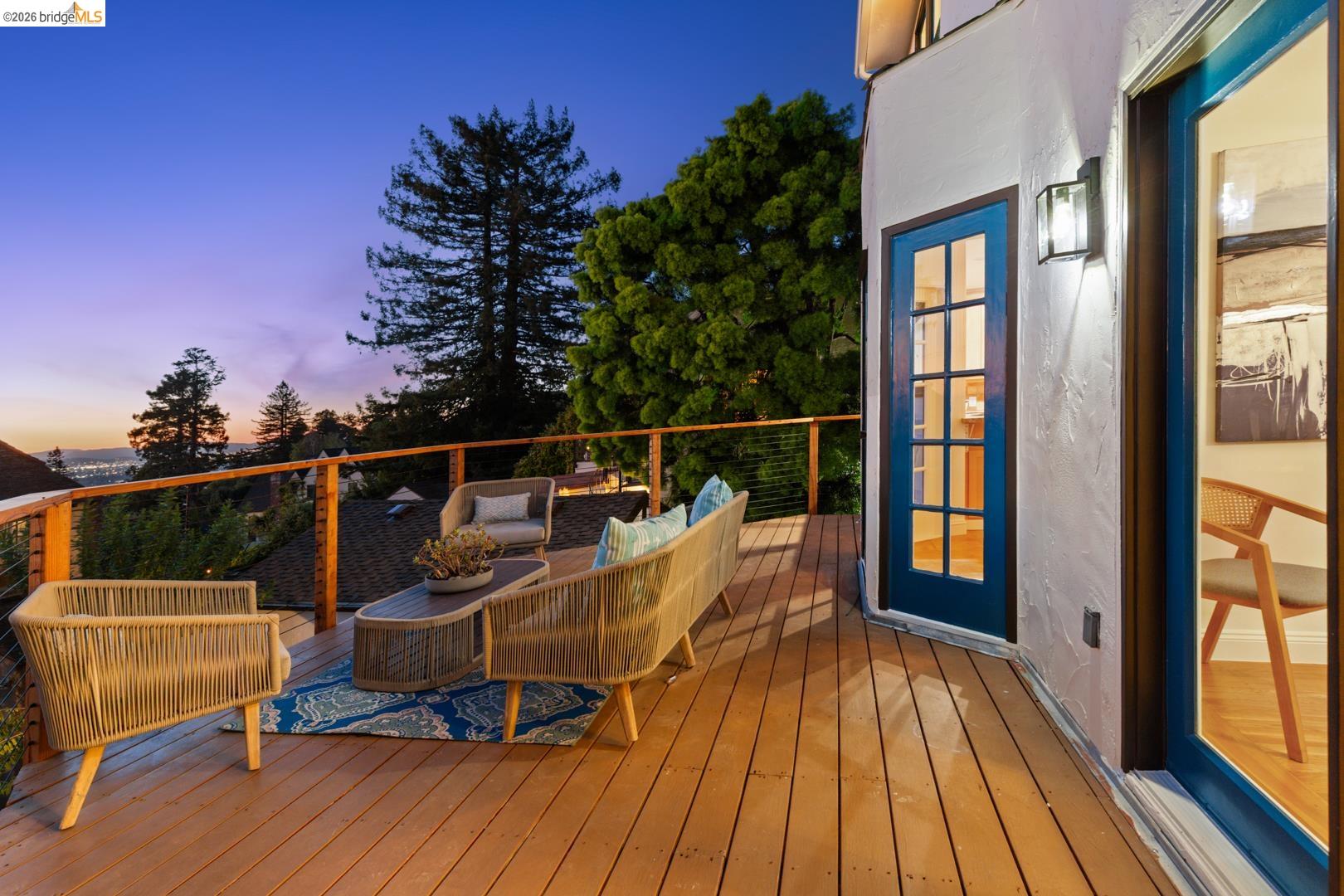 758 Spruce Street Berkeley, CA 94707 - Photo 42 of 60 Deck with an outdoor lounge area