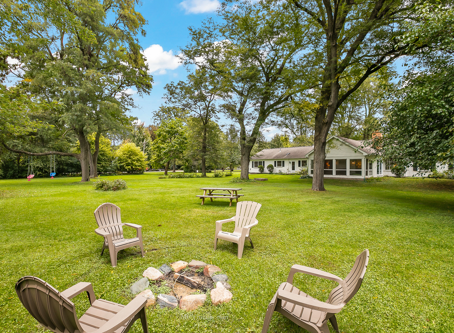 32W501 Derby Road Wayne, IL 60184 - Photo 24 of 28 a swimming pool with outdoor seating and yard