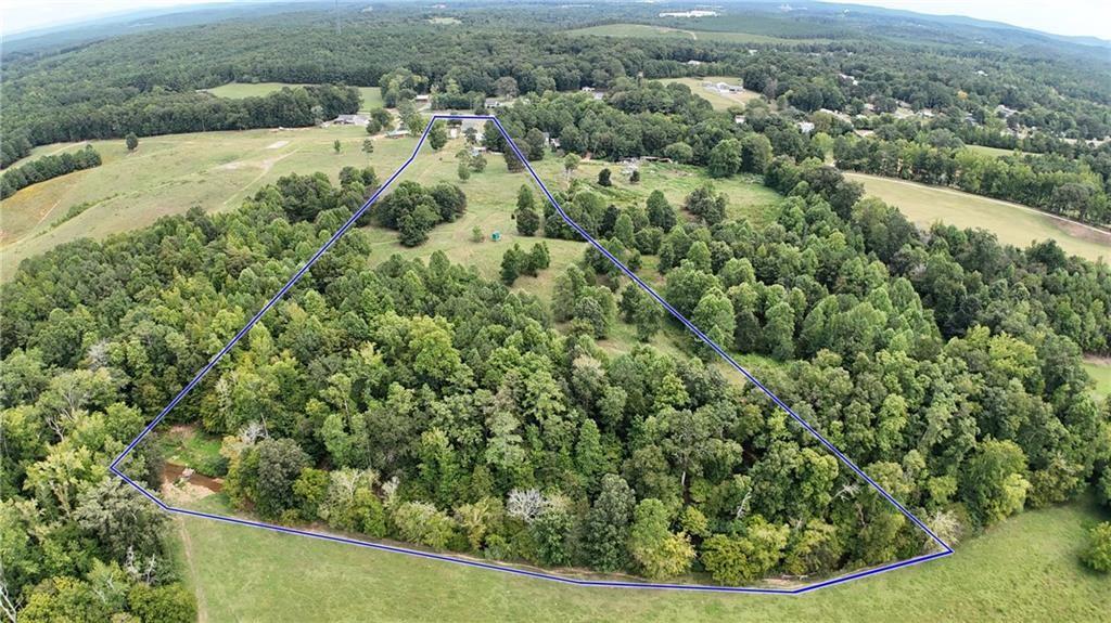 411 Cedar Creek Road Cartersville, GA 30121 - Photo 3 of 58 an aerial view of residential houses with outdoor space and trees
