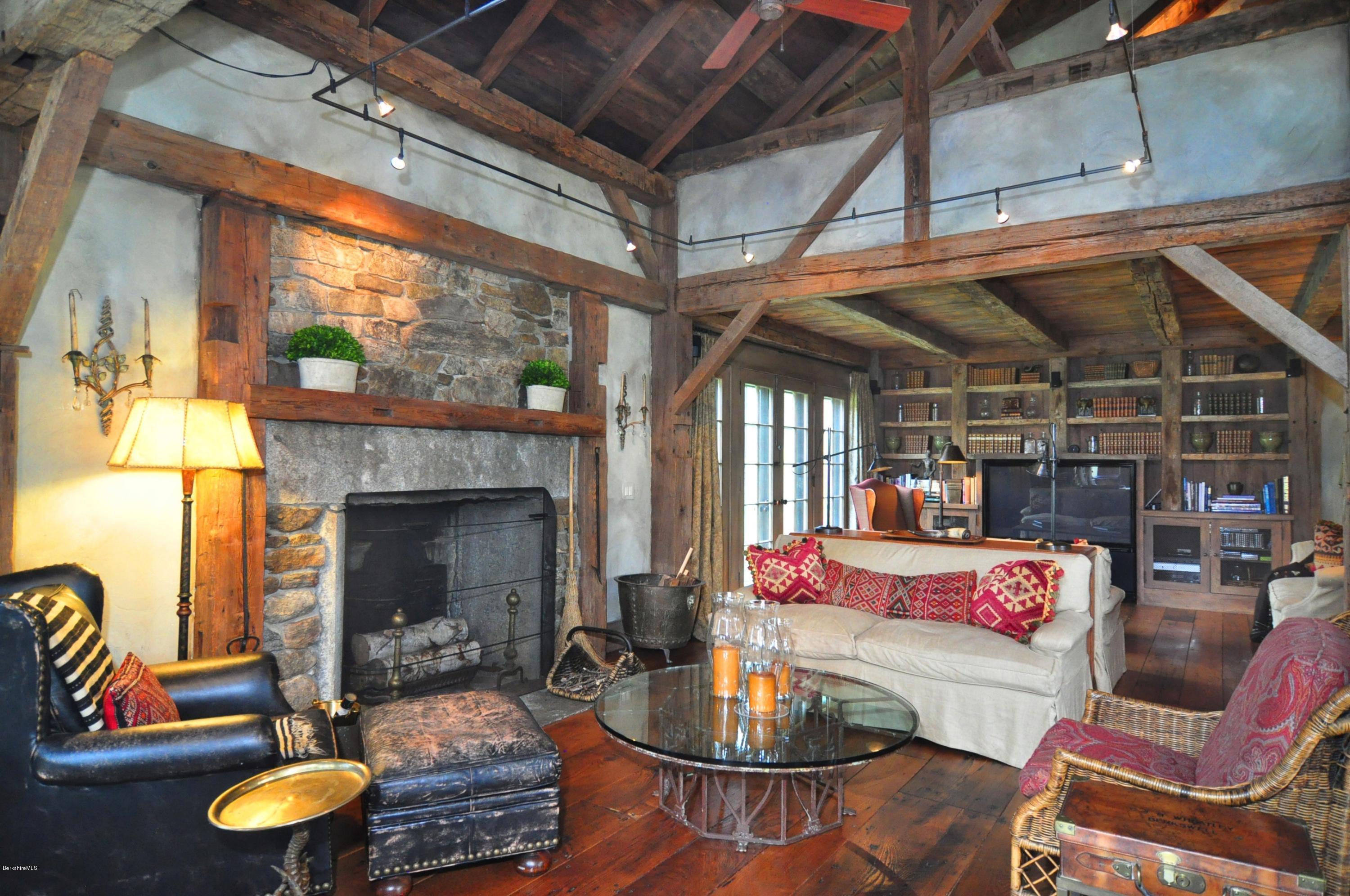 514 Rannapo Road Sheffield, MA 01257 - Photo 54 of 83 41 Guest House Fireplace